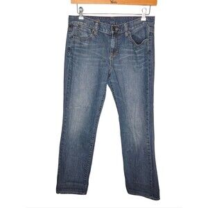 Talbots Boyfriend Fit Denim Jeans, Size 8/29, Medium Wash, Rigid, 100% Cotton